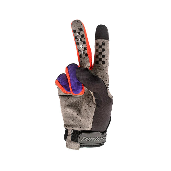 Fasthouse Elrod Evoke Glove - Youth - Black-Purple