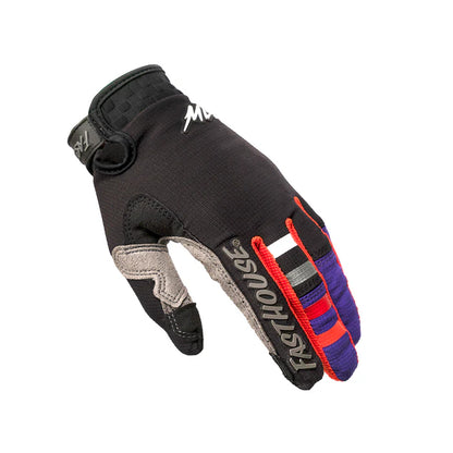 Fasthouse Elrod Evoke Glove - Youth - Black-Purple
