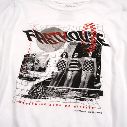 Fasthouse Glitch Tee - Youth - White
