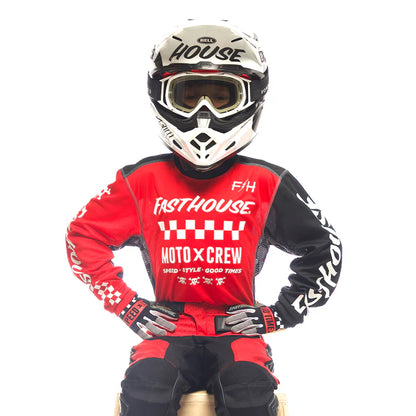 Fasthouse Grindhouse Alpha Jersey - Youth - Red-Black
