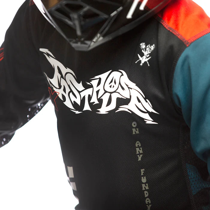 Fasthouse Grindhouse Bereman Jersey - Youth - Black-Infrared