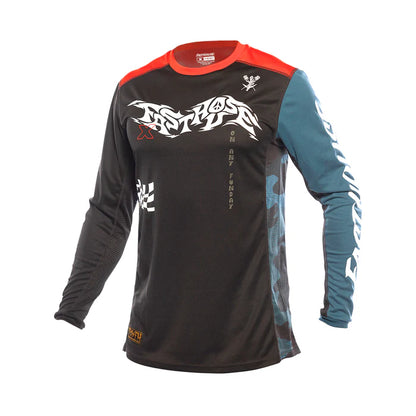 Fasthouse Grindhouse Bereman Jersey - Youth - Black-Infrared
