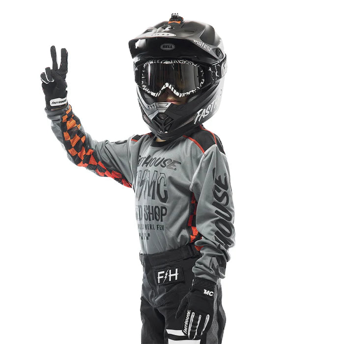 Fasthouse Grindhouse Brute Jersey - Youth - Gray-Black