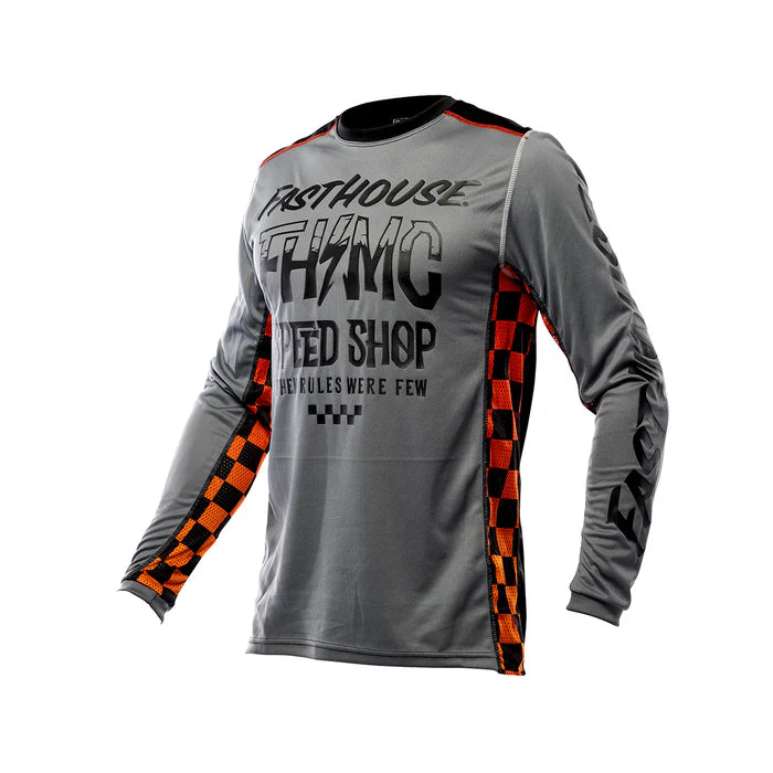 Fasthouse Grindhouse Brute Jersey - Youth - Gray-Black