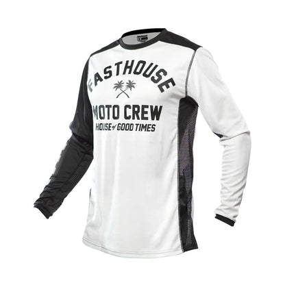 Fasthouse Grindhouse Haven Jersey - Youth - White-Black