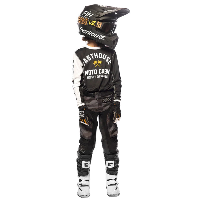 Fasthouse Grindhouse Haven Jersey - Youth - Black-White