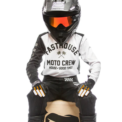 Fasthouse Grindhouse Haven Jersey - Youth - White-Black