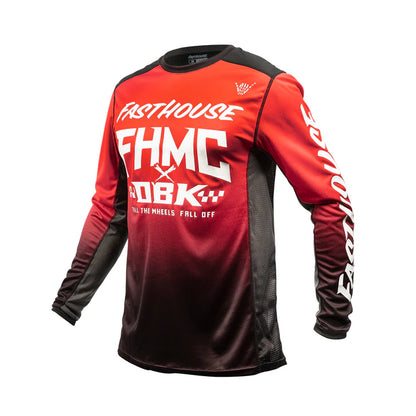 Fasthouse Grindhouse Twitch Jersey - Youth - Red-Black