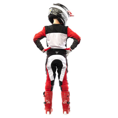 Fasthouse Grindhouse Twitch Pant - Youth - Black-Red