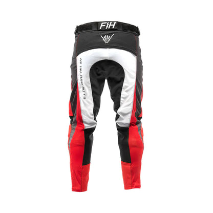Fasthouse Grindhouse Twitch Pant - Youth - Black-Red