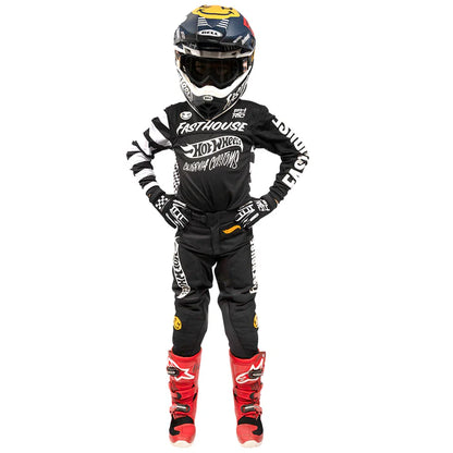Fasthouse Grindhouse Hot Wheels Jersey - Youth - Black