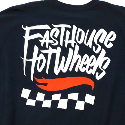 Fasthouse Hot Wheels Verve Tee - Youth - Midnight Navy