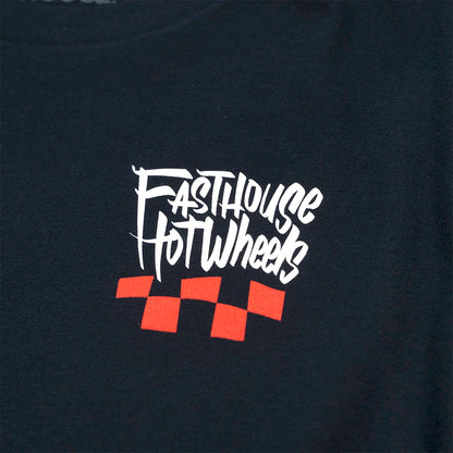 Fasthouse Hot Wheels Verve Tee - Youth - Midnight Navy