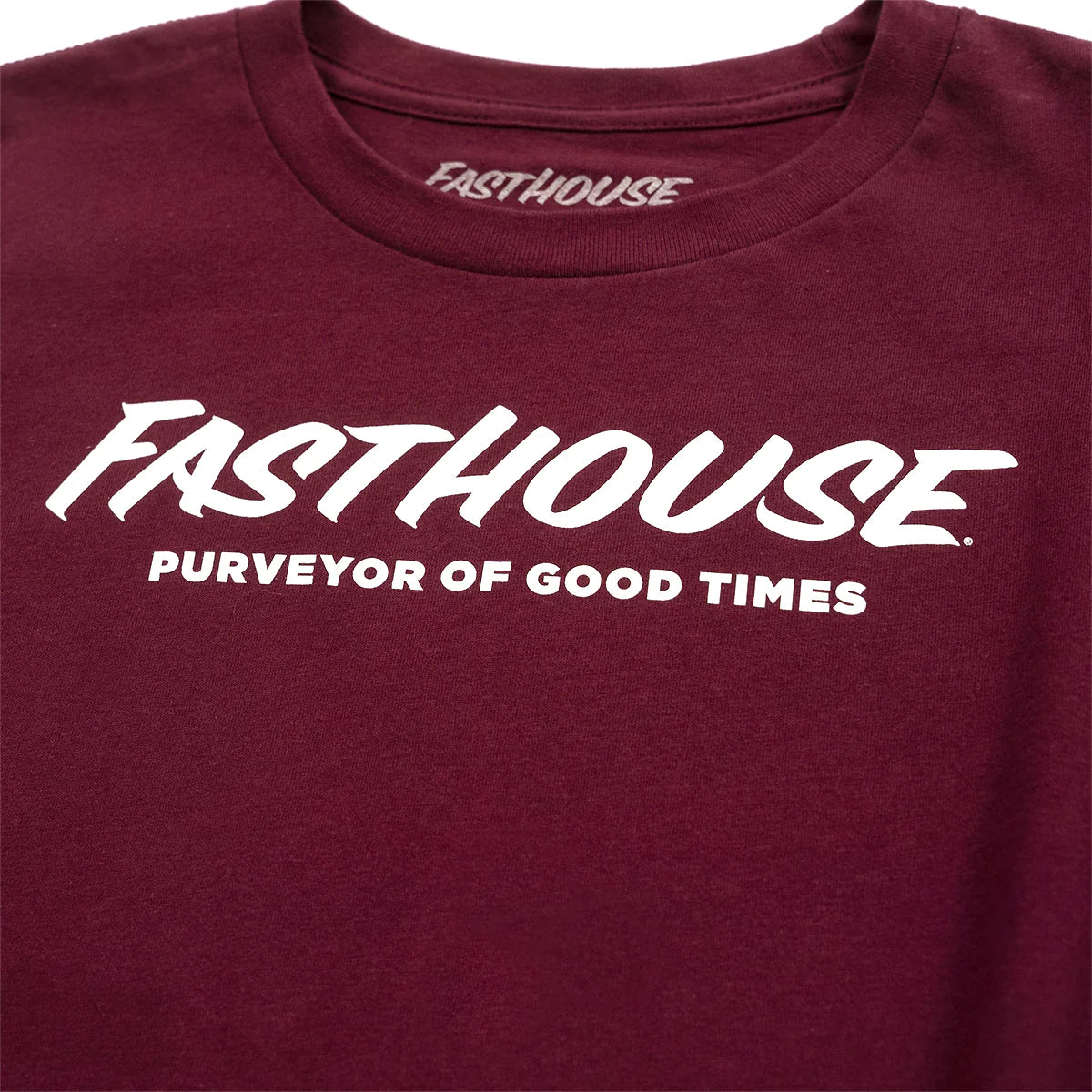 Fasthouse Logo Tee - Youth - Maroon