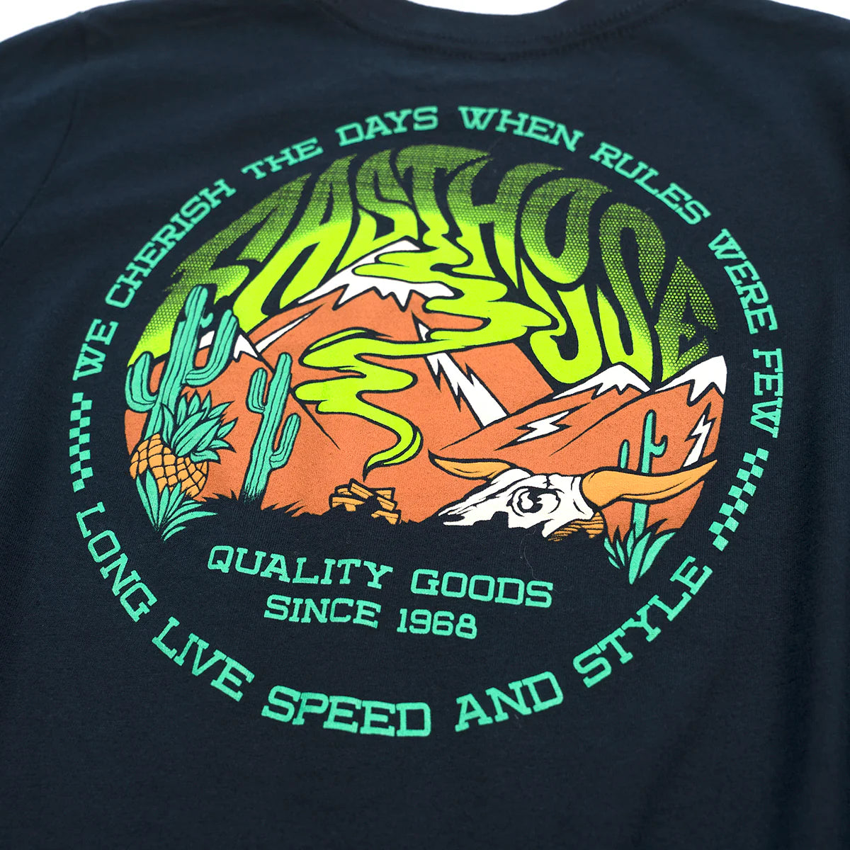Fasthouse Nomad Tee - Youth - Midnight Navy