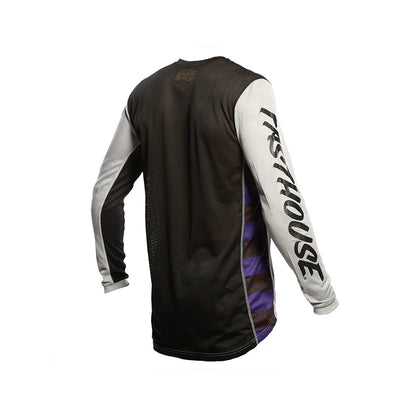 Fasthouse Originals Air Cooled Jersey - Youth - Silver-Black