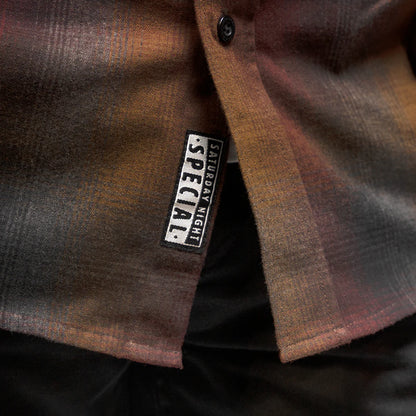 Fasthouse Saturday Night Special Flannel Shirt - Youth - Dusk