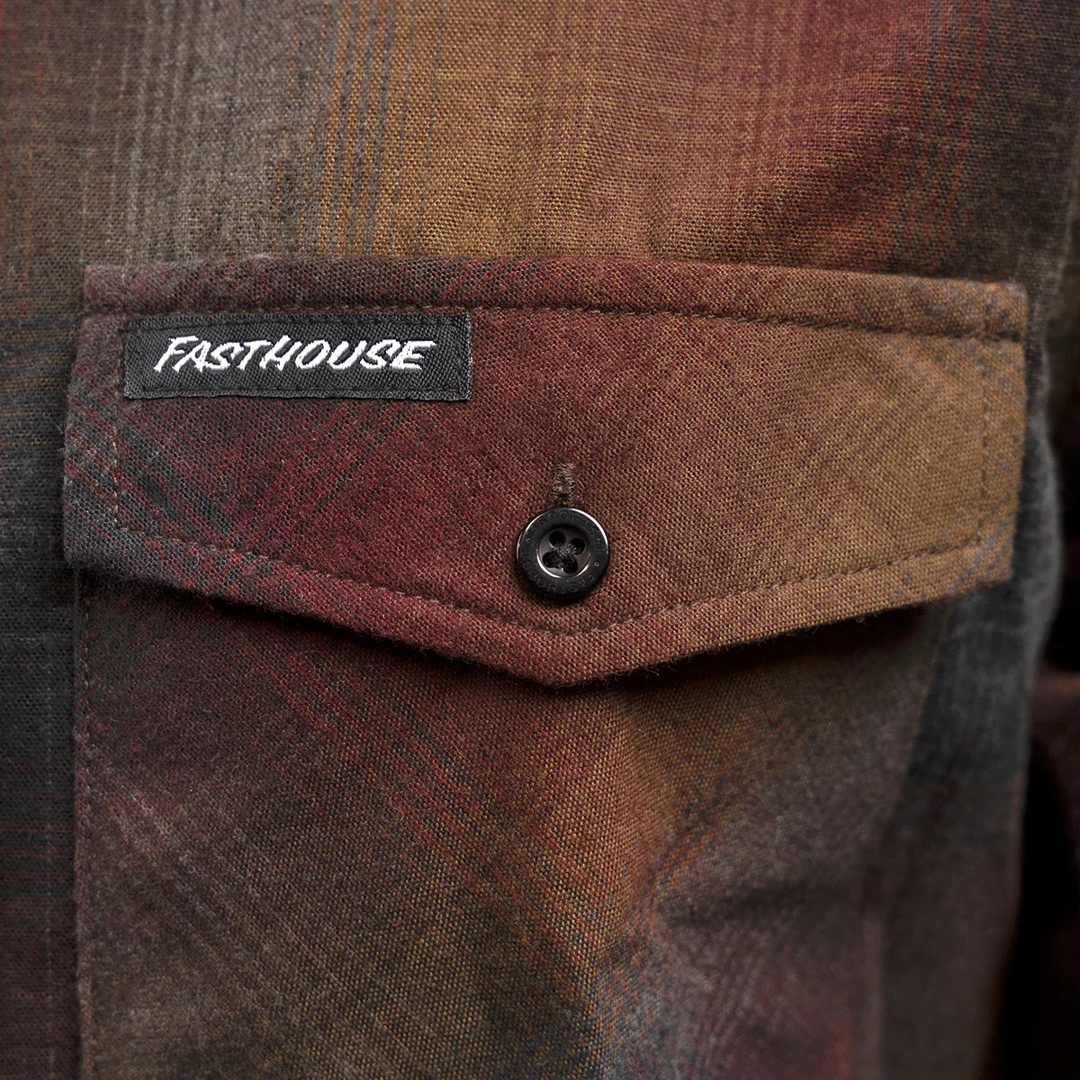 Fasthouse Saturday Night Special Flannel Shirt - Youth - Dusk