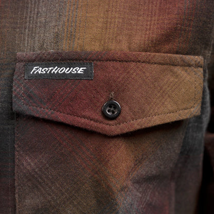 Fasthouse Saturday Night Special Flannel Shirt - Youth - Dusk
