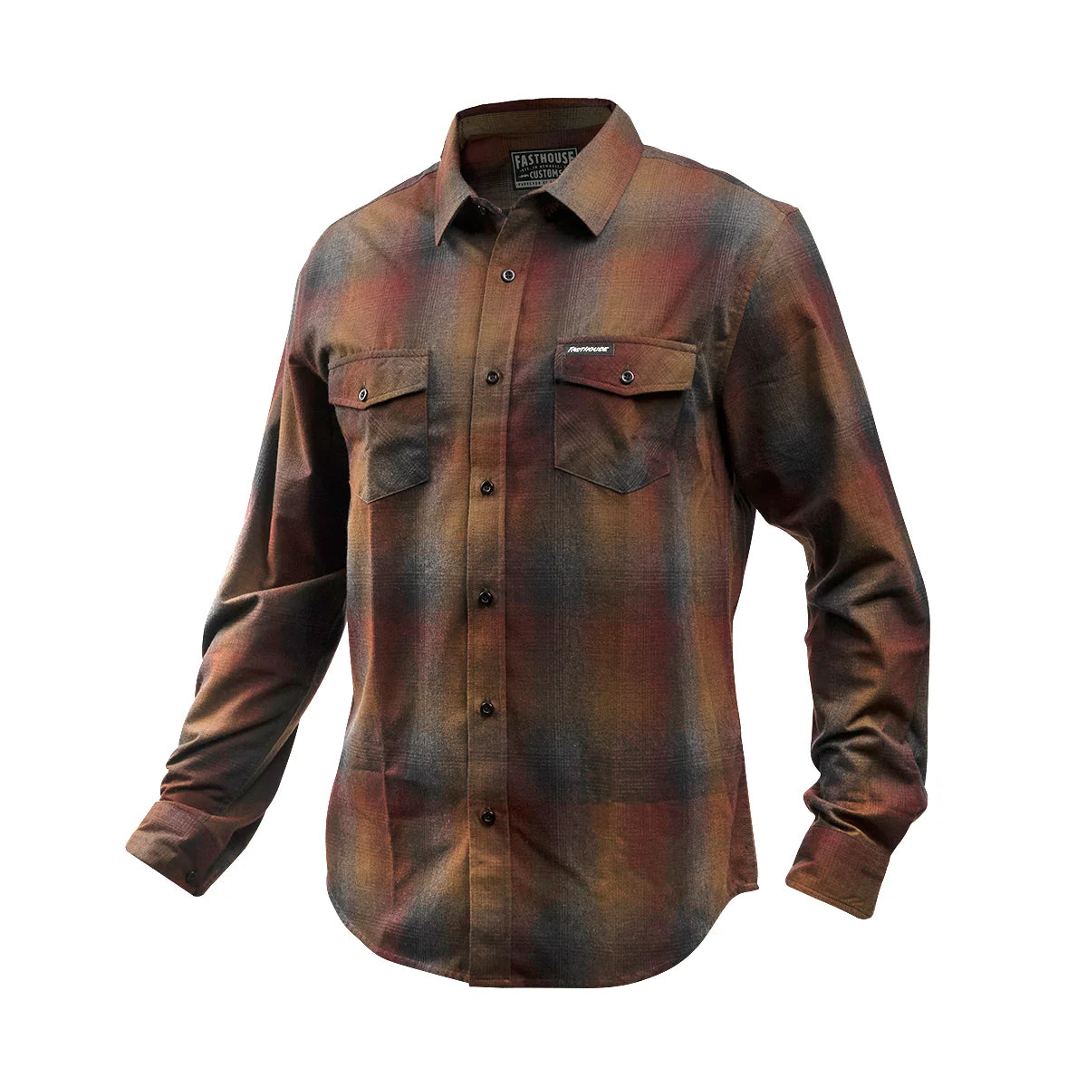 Fasthouse Saturday Night Special Flannel Shirt - Youth - Dusk