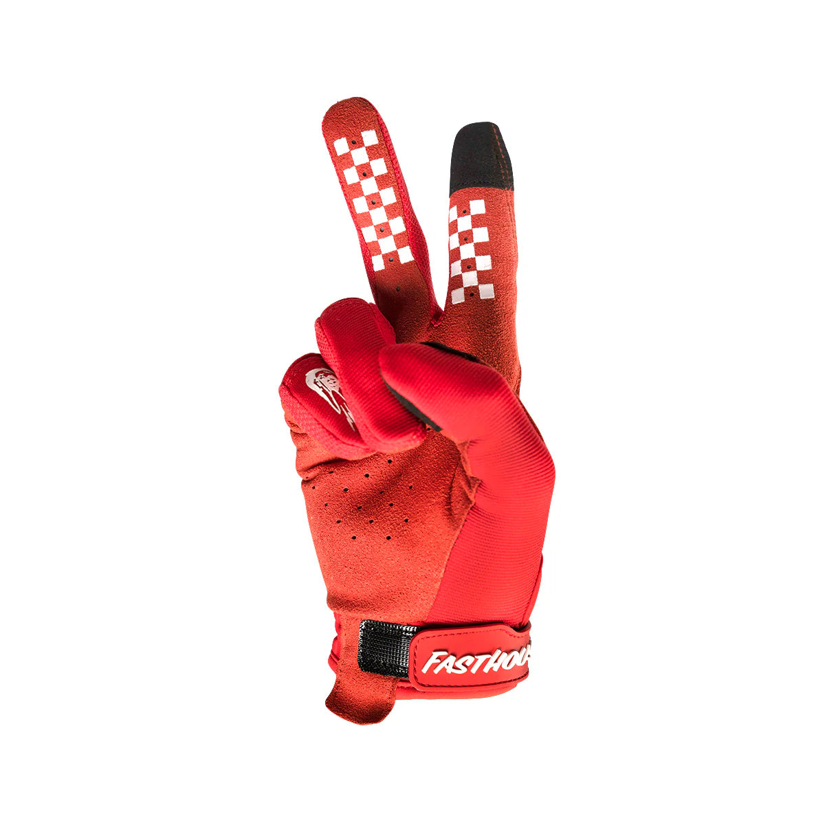 Fasthouse Burn Free Speed Style MTB Glove - Youth - Red