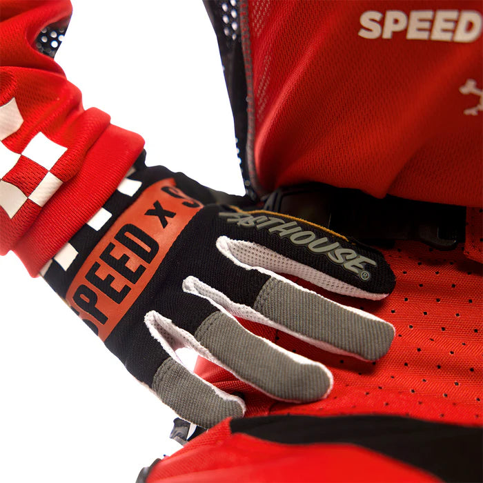 Fasthouse Speed Style Domingo Glove - Gray-Black