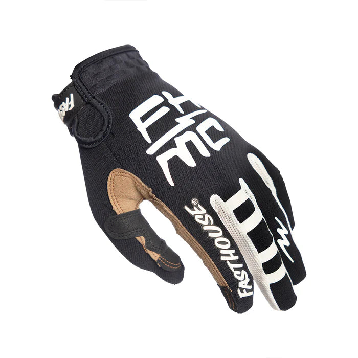 Fasthouse Speed Style Hot Wheels Glove - Youth - White-Black