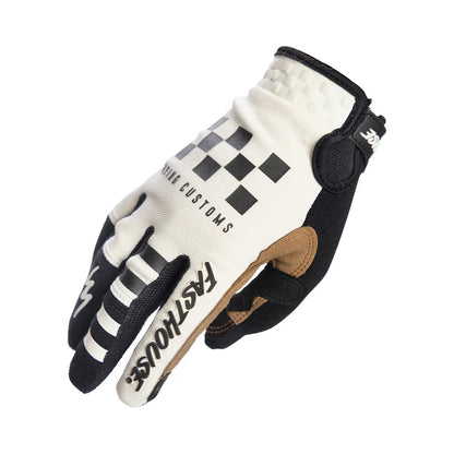 Fasthouse Speed Style Hot Wheels Glove - Youth - White-Black