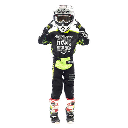 Fasthouse Speed Style Pant - Youth - High Viz-Black