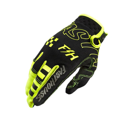 Fasthouse Speed Style Riot Glove - Youth - Black-Hi Viz