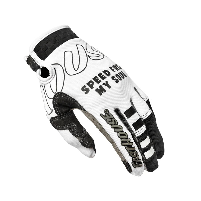 Fasthouse Speed Style Riot Glove - Youth - White-Black
