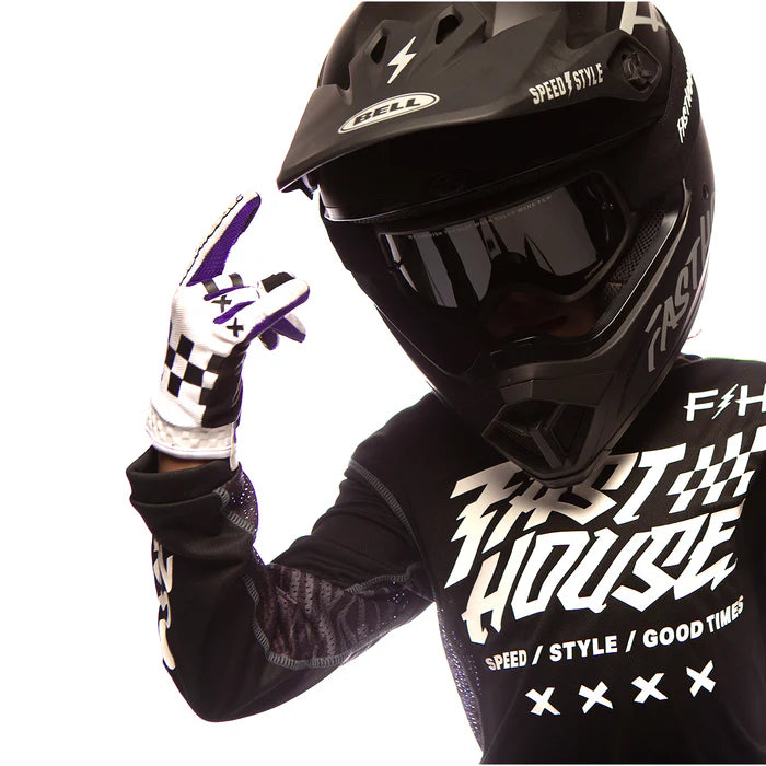 Fasthouse Speed Style Rufio Glove - Youth - Black-White