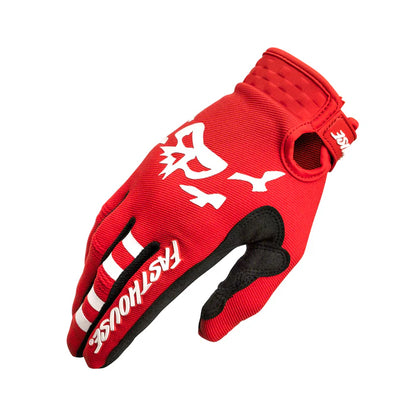 Fasthouse Speed Style Slammer Glove - Youth - Red