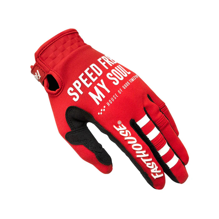 Fasthouse Speed Style Slammer Glove - Youth - Red