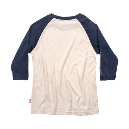 Fasthouse Swift Raglan Tech Tee - Youth - Mignight Navy-Cream