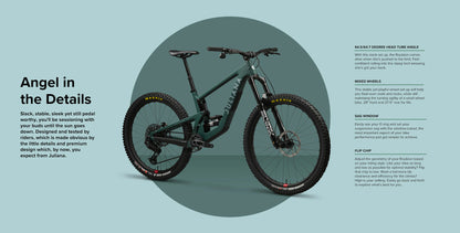 Juliana Roubion Carbon 27.5 - GX AXS - Matt Jade Green - 2024
