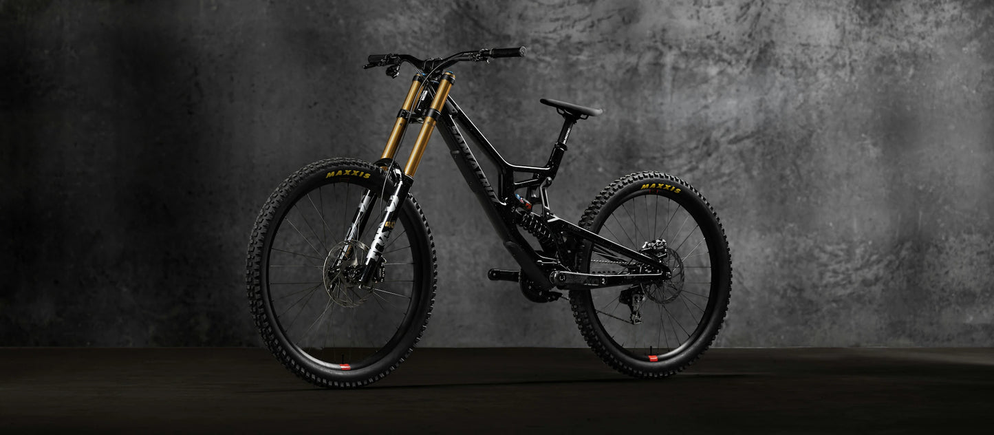 Santa Cruz V10 CC MX - DH S-Kit - Gloss Black Sparkle - 2024