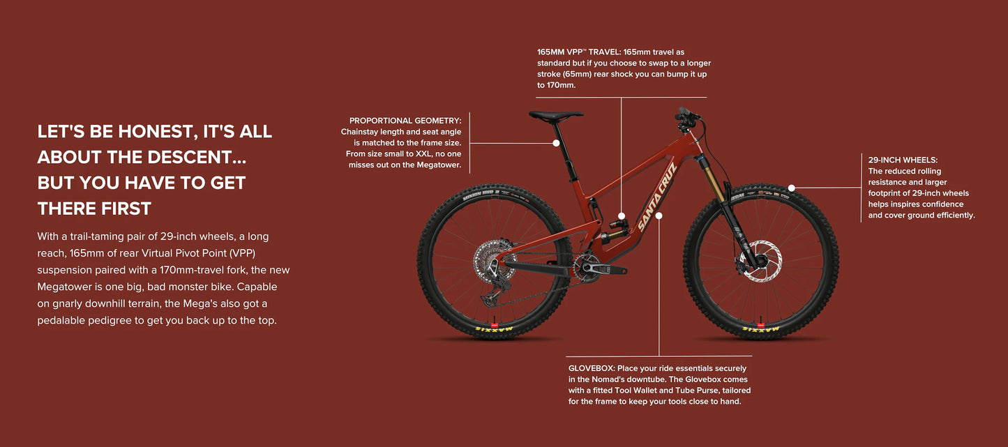 Santa Cruz Hightower Carbon 29 - S Kit - Matt Deep Purple - 2025