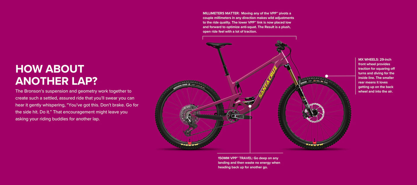 Santa Cruz Bronson Carbon MX - GX AXS Kit - Kalimotxo - 2025
