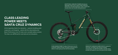 Santa Cruz Vala Carbon MX - R Kit - Midnight Green - 2025