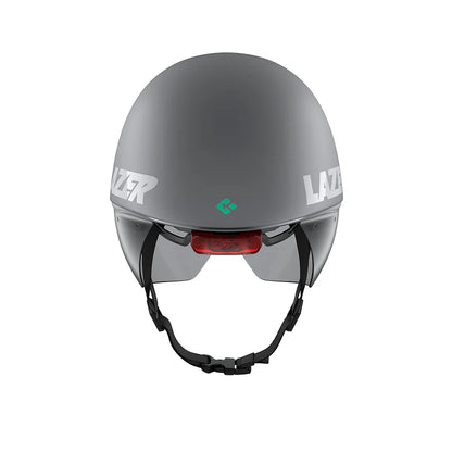 Lazer Volante Kineticore Tri/TT Helmet - White Silver
