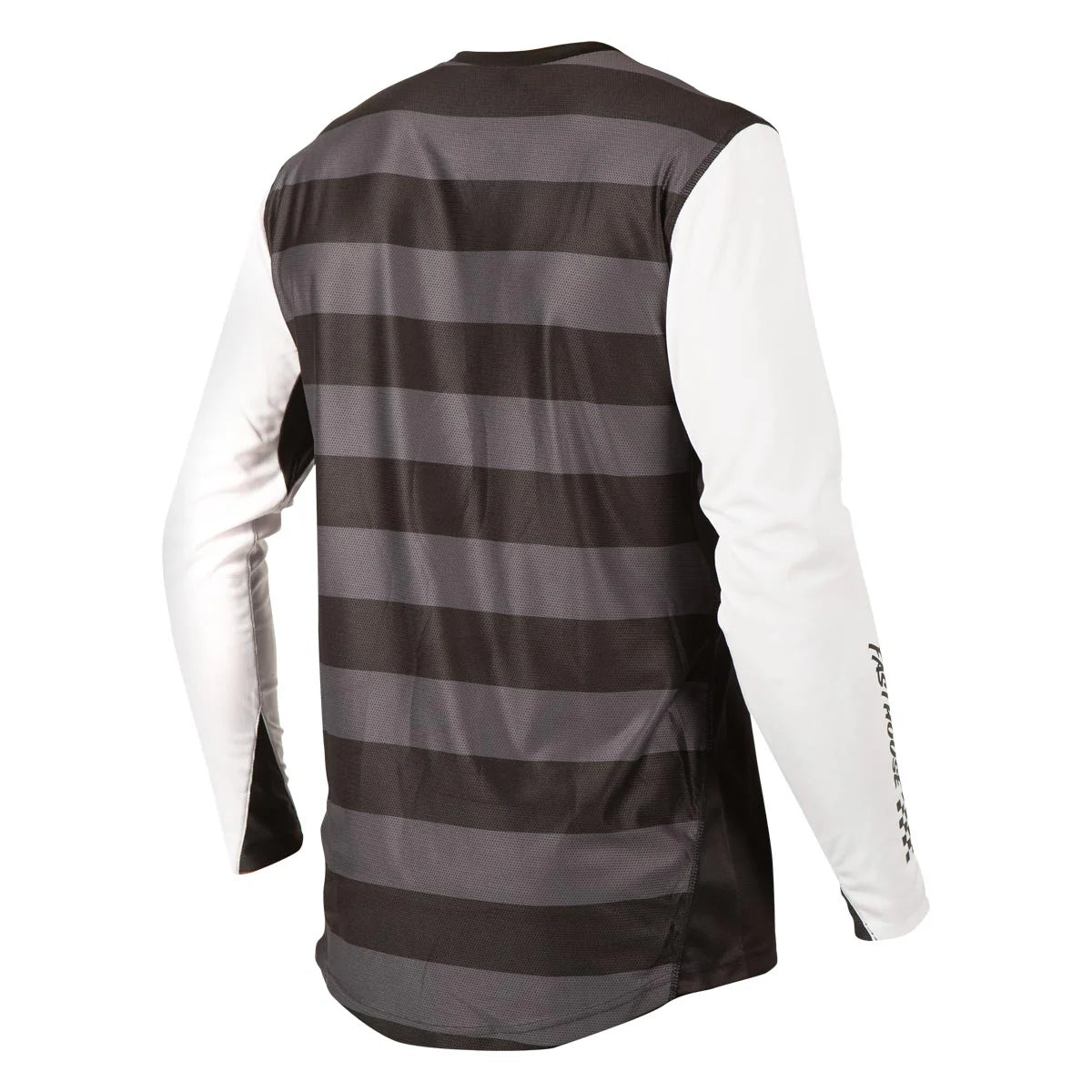 Fasthouse Alloy Block Long Sleeve MTB Jersey - Youth - Silver-Charcoal