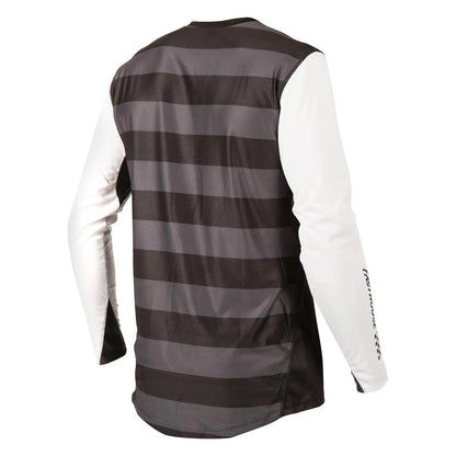 Fasthouse Alloy Block Long Sleeve MTB Jersey - Youth - Silver-Charcoal