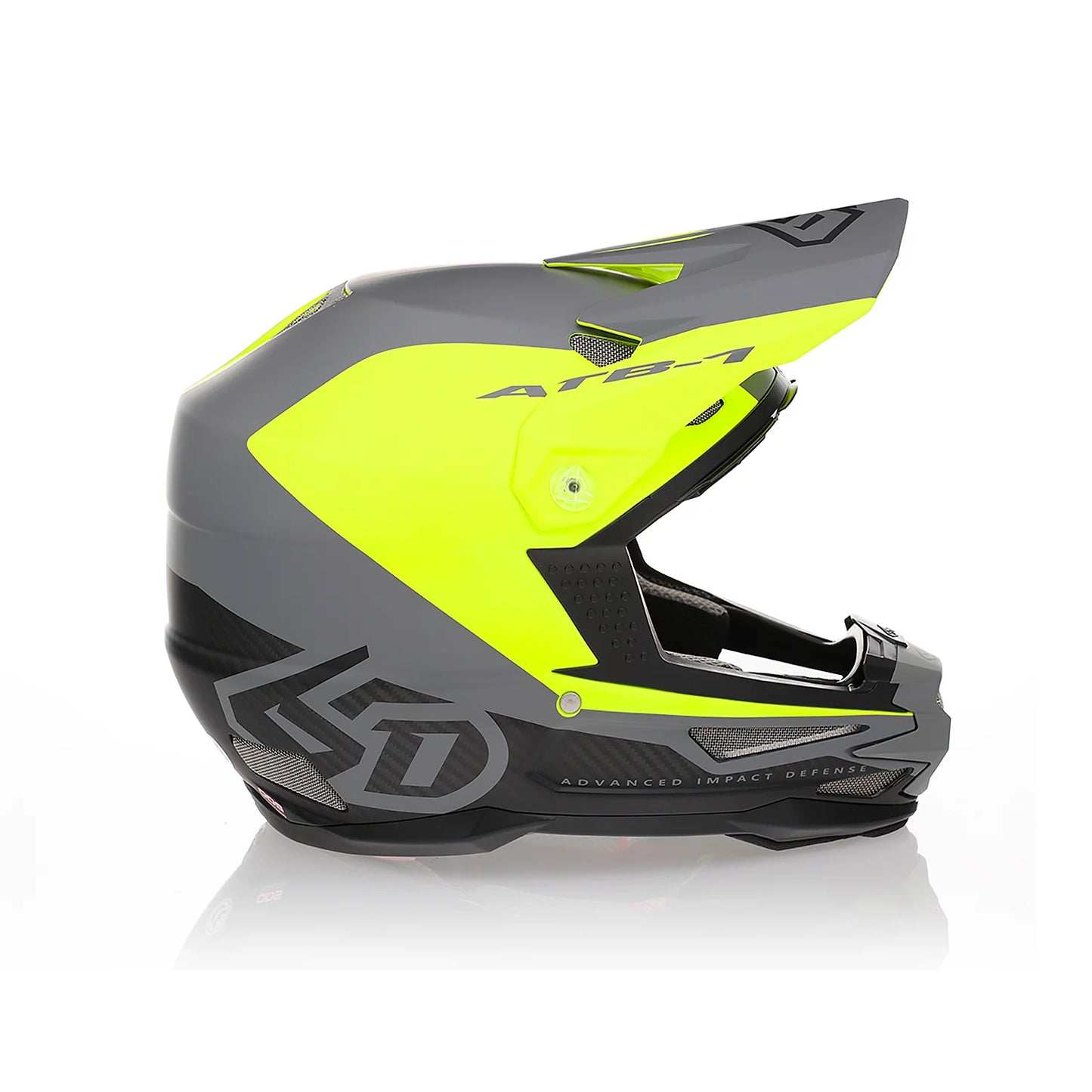 6D Helmets ATB-1 Full Face Helmet - Quest - Neon Yellow