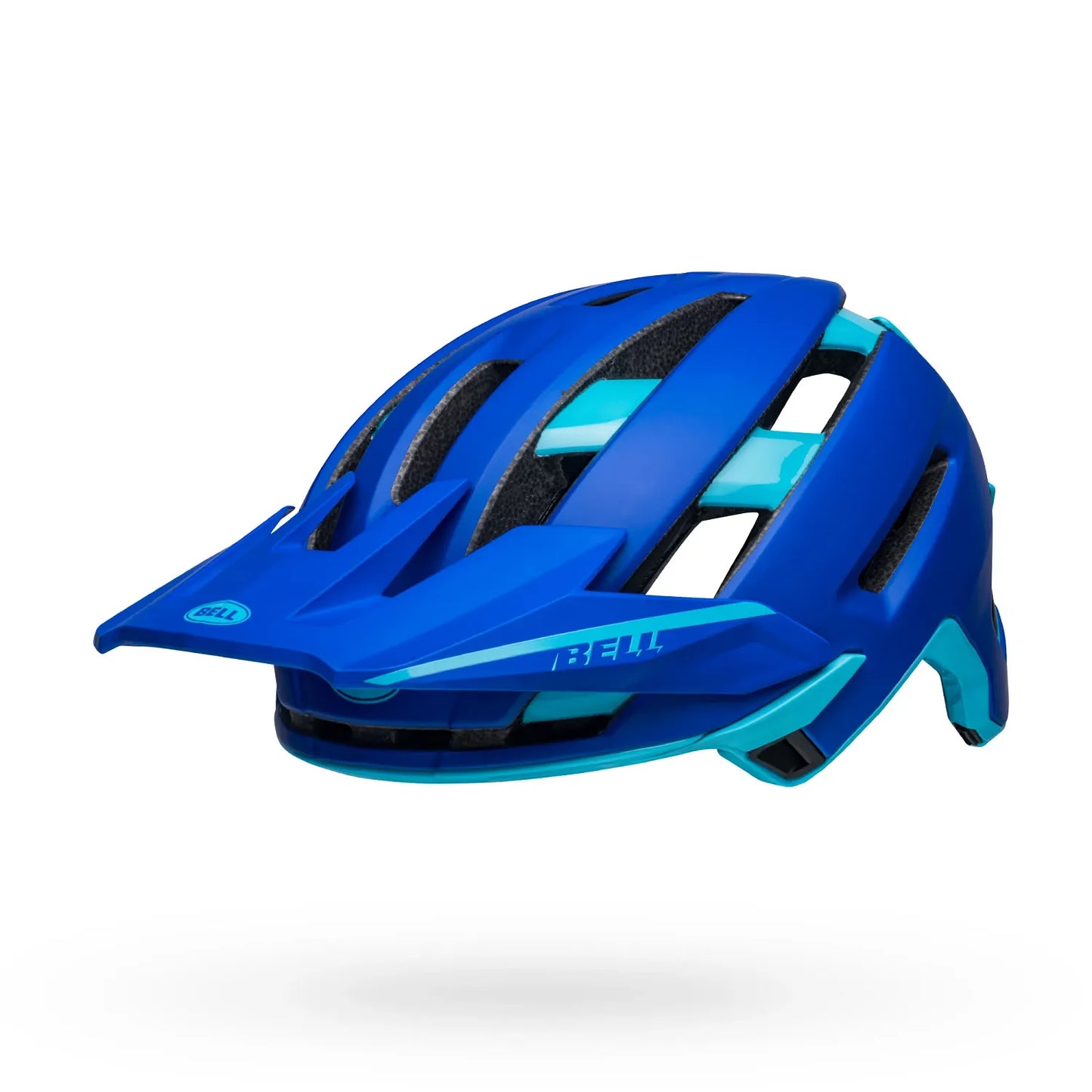 Bell Super Air Spherical MTB Helmet - Matt Gloss Blues