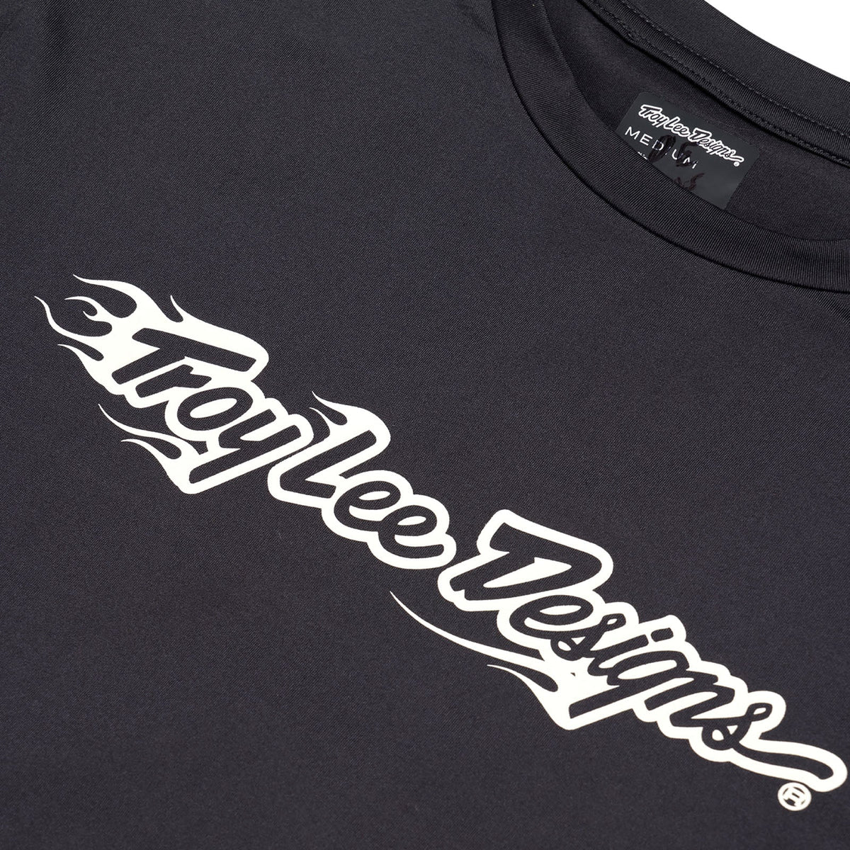 Troy Lee Designs Ruckus Long Sleeve Ride Tee - Burn Out - Carbon