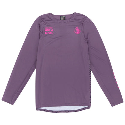 Troy Lee Designs Skyline Long Sleeve MTB Jersey - Radioscape - Deep Purple