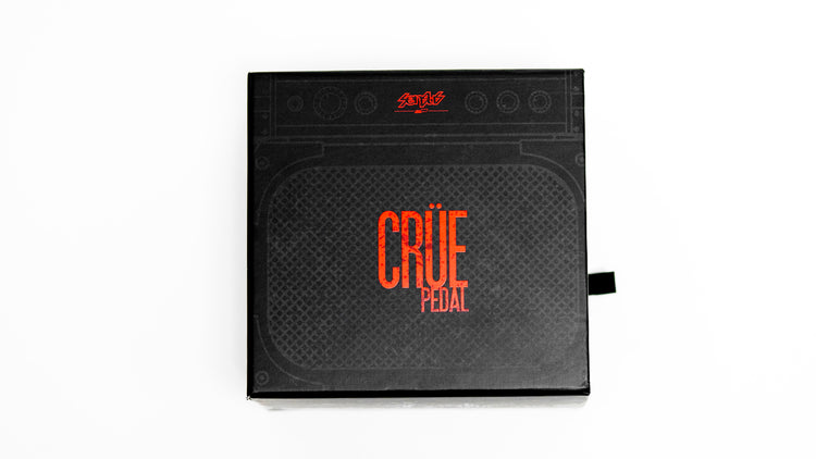 The Sensus Crue Flat Pedal - CroMo - Blood Splatter