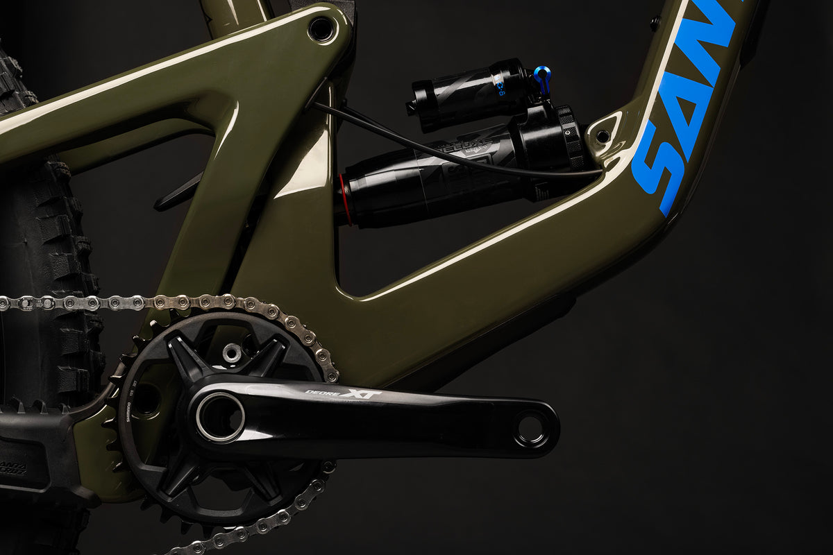 Santa Cruz Bronson 4.0 Carbon MX - XT Kit - Gloss Moss