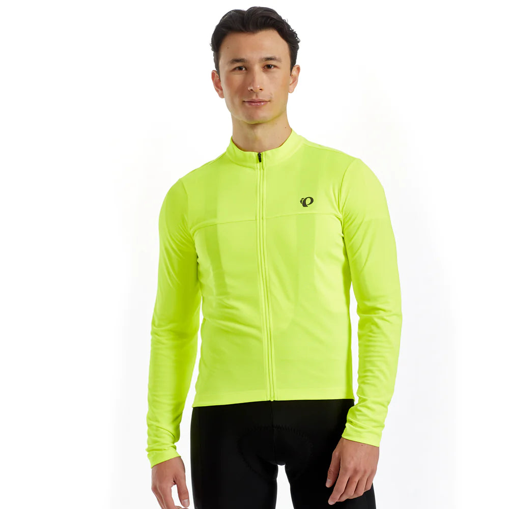Pearl Izumi Quest Long Sleeve Road Jersey - Screaming Yellow